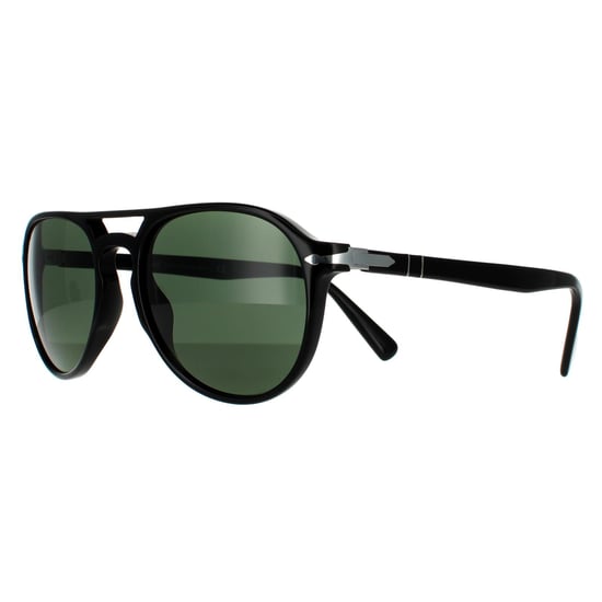 Persol Aviator Unisex Schwarz Grün Sonnenbrille - Image 2
