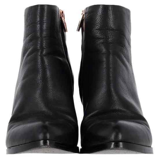 Alexander Wang Gabi Cutout Absatzstiefeletten aus schwarzem Leder - Image 2