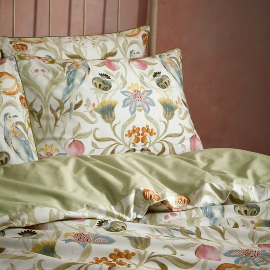 EW by Edinburgh Weavers Liberty Floral Birds Luxury Cotton Duvet Cover Set - Image 2