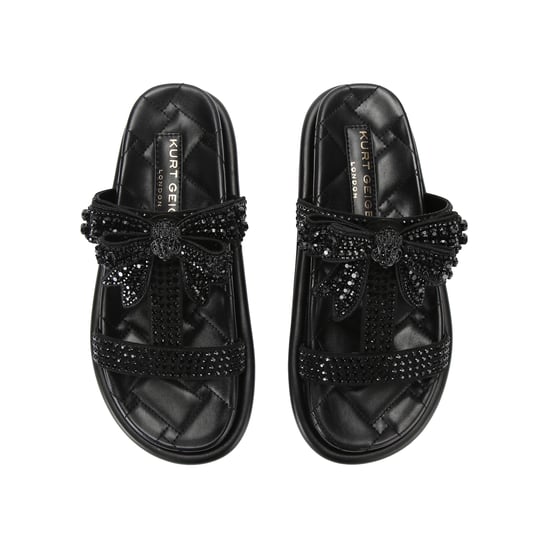 Kurt Geiger London  Orson Crystal Drench Bow Sandals