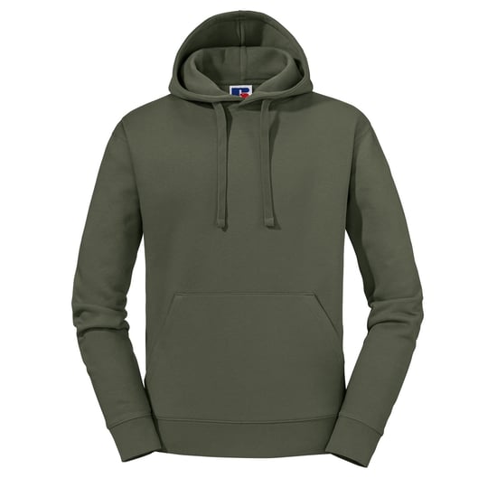 Russell - "Authentic" Kapuzenpullover für Herren (Oliv) - Image 1
