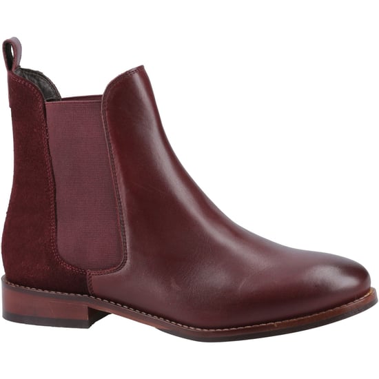 Hush Puppies Colette Wildleder Damen Bordeaux Stiefel - Image 1