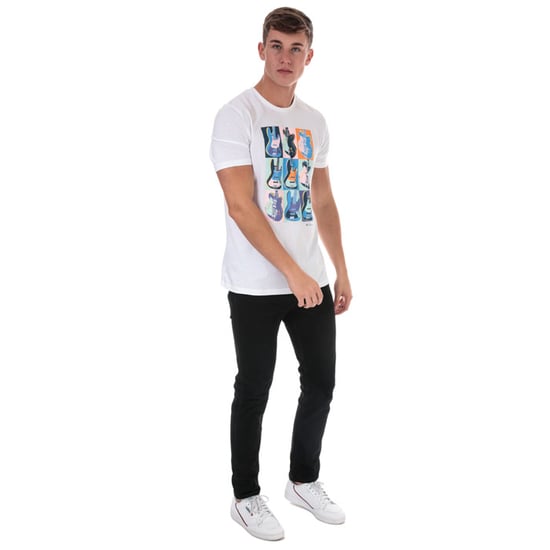 Men's Ben Sherman Warhol Print T-Shirt in White