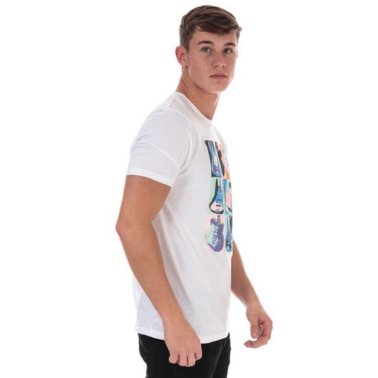 Men's Ben Sherman Warhol Print T-Shirt in White