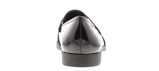 Platino Womens Shoes Work School Layla Slip On black patent