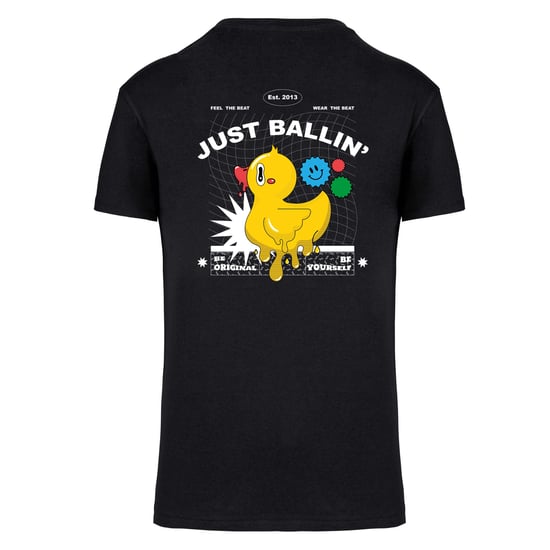 Herren-T-Shirt von der Marke Ballin Est. 2013. Die Shirts von Ballin Est. 2013 sind aus 100% Bio-Baumwolle gefertigt und haben eine normale Passform. Die weiche Baumwolle sorgt für hohen Tragekomfort. Marke: Ballin Est. 2013Modellname: Backprint Duck Shi - Image 2