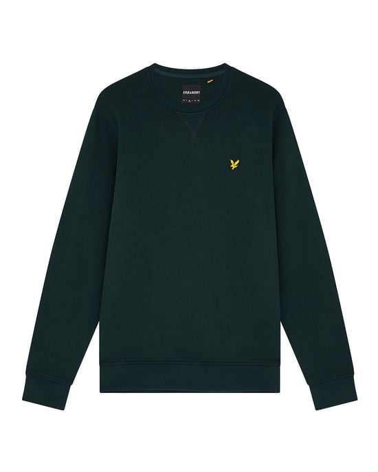 Lyle & Scott Sweatshirt mit Rundhalsausschnitt in Grün - Image 1