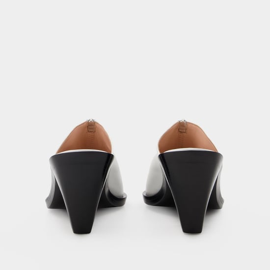 Eclair Zip Mule - Elleme - White - Leather