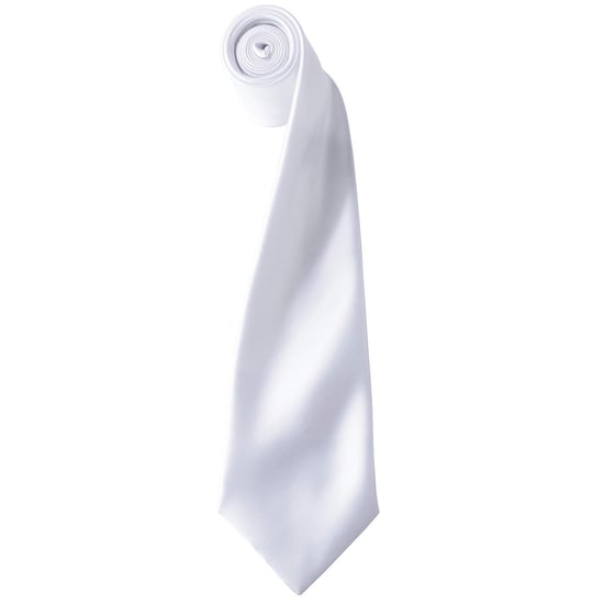 Premier - "Colours" Krawatte für Herren/Damen Unisex (Weiß) - Image 1
