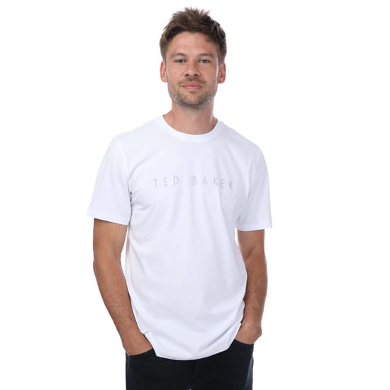 T-shirt logo Ted Baker Pour Homme en Blanc - Image 1