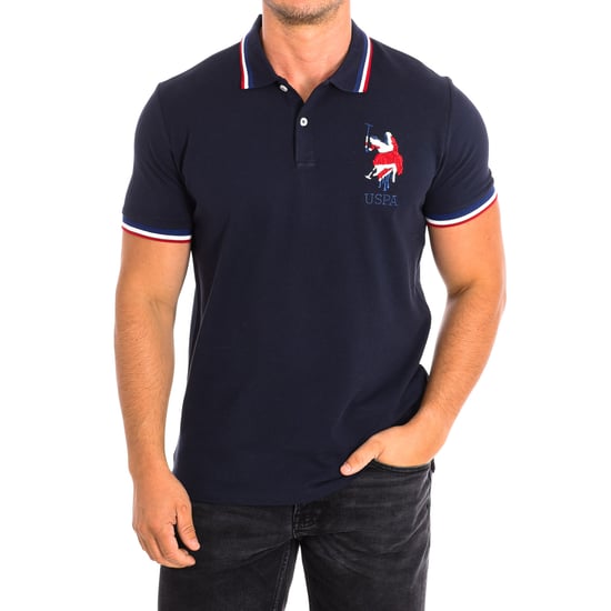 Kurzarm-Poloshirt RALE mit kontrastierendem Reverskragen 64774 Herren - Image 1