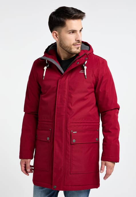 ICEBOUND Winterparka Herren Dunkelrot - Image 2
