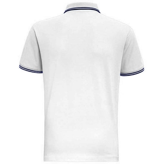Asquith & Fox Herren Poloshirt mit klassischer Passform (Weiß/Navy) - Image 2