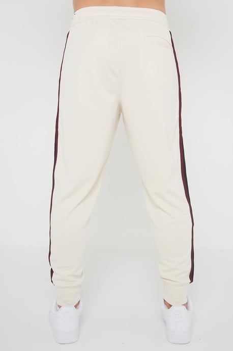 Nike Herren Tribute Poly Trainingsanzug in Creme - Image 4