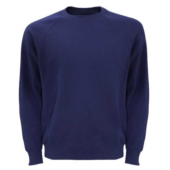 Fruit Of The Loom Herren Raglan-Ärmel Belcoro® Sweatshirt (Deep Navy) - Image 1