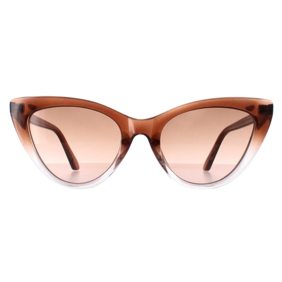 Guess Cat Eye Womens Brown Brown Gradient GF6147