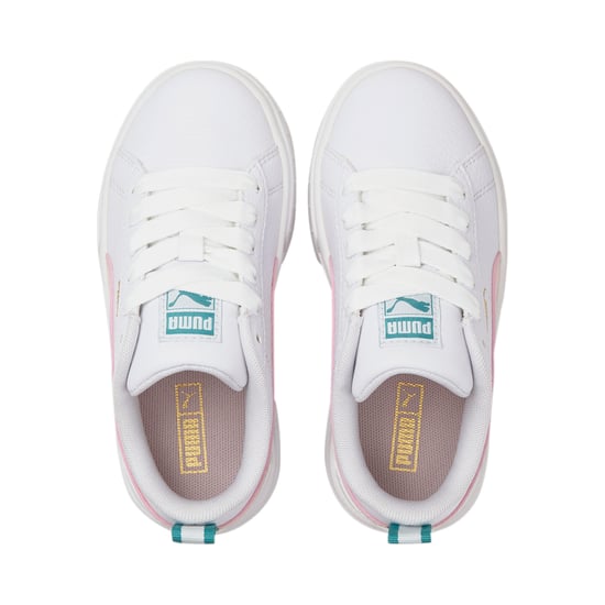 PUMA Kids Girls Mayze Leather Trainers Sports Shoes