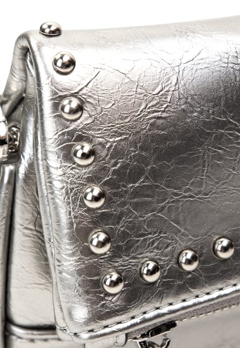 Mymo Handtasche Damen Silber - Image 5