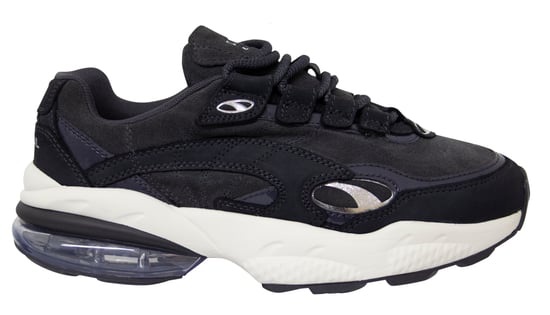Puma Cell Venom Patent Navy Blue Low Lace Up Womens Trainers 369654 05