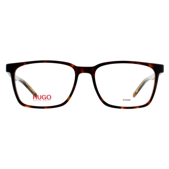 Hugo by Hugo Boss Rechteckige Herrenbrille Havanna - Image 1