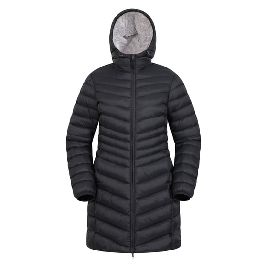 Mountain Warehouse Damen/Damen Florence Kunstfell gefüttert gepolsterte Jacke (Schwarz) - Image 1