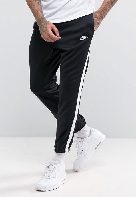 Nike Herren Tribute Kapuzen-Trainingsanzug in Schwarz - Image 4