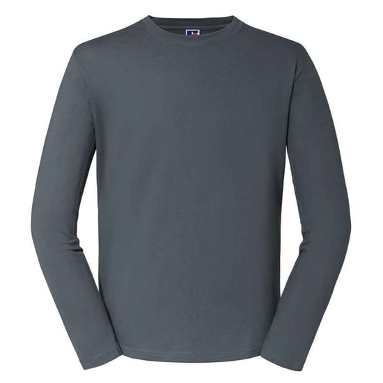 Russell - "Classic" T-Shirt für Herren/Damen Unisex Langärmlig (Grau) - Image 1