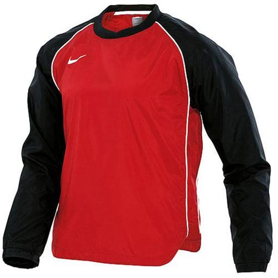 Nike Long Sleeve Black/Red Small Graphic Print Mens Football Top 264653 648