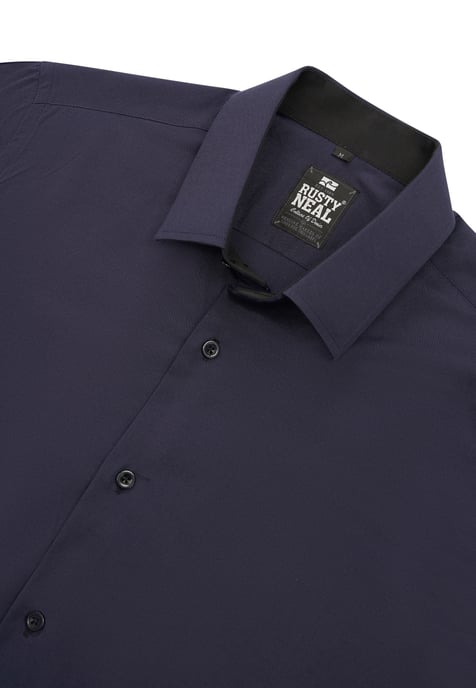 Rusty Neal Overhemd Slim Fit Blau - Image 3
