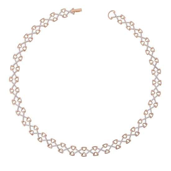 Orphelia Halskette für Damen, Sterling-Silber 925, Silber/Rosé, ZK-7212 - Image 1