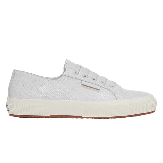 Superga - Damen Sneaker "2750", Schlangenmuster, Narbiges Leder (Optisch Weiß) - Image 1