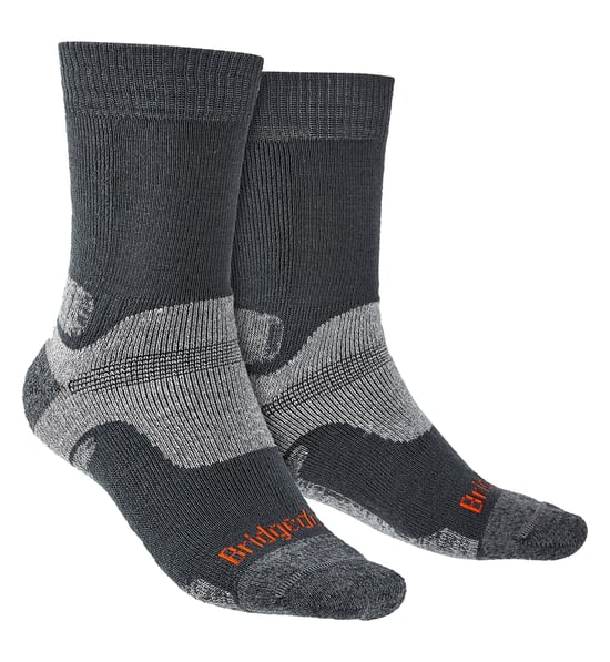 Bridgedale - Herren Wandern Midweight Merinowolle Socken - Gunmetal - Image 1