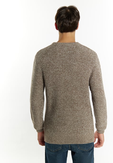 Mo Pullover Herren Oliv Mehrfarbig - Image 4