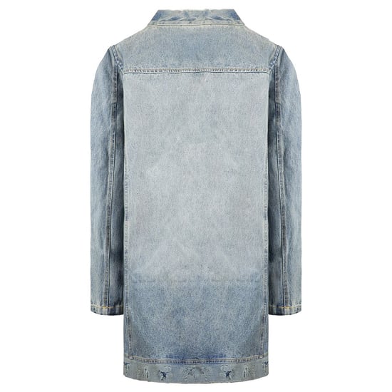 Puma x XO Long Sleeve Bleached Denim Mens Kimono 575584 77