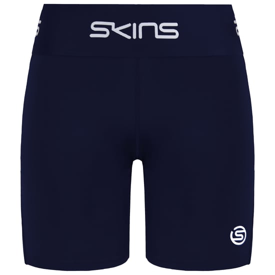 Skins Series-1 Damen-Shorts, Marineblau, Half Tights - Image 1