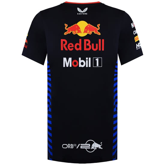 Red Bull Racing Offizielles Teamline Set Up Herren Navy T-Shirt - Image 4