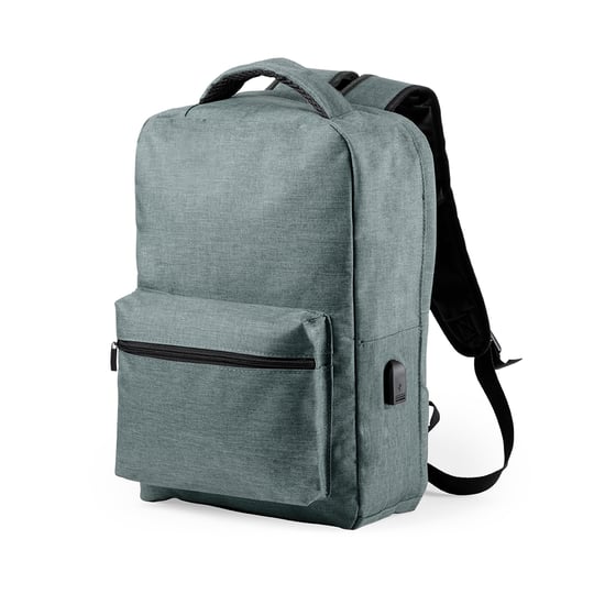 Anti-theft Backpack with USB and Tablet and Laptop Compartment Smartek SMTK-6345 Grey