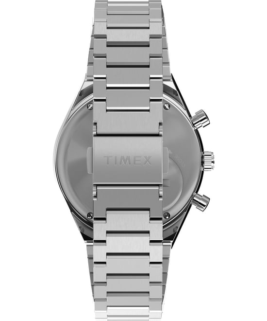 Timex Q Diver Chrono Herren Silber Uhr TW2W51600 - Image 2