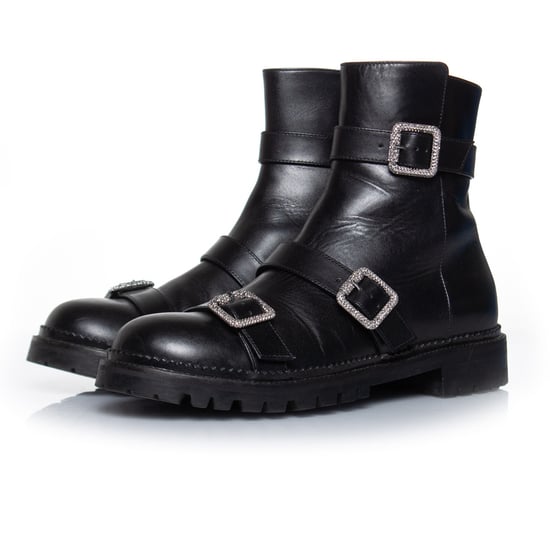 Hank flache Juwelen-Schnallen-Stiefel - Image 1