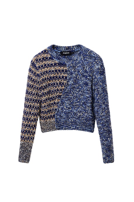 Desigual Damen Blau Strickwaren - Image 1
