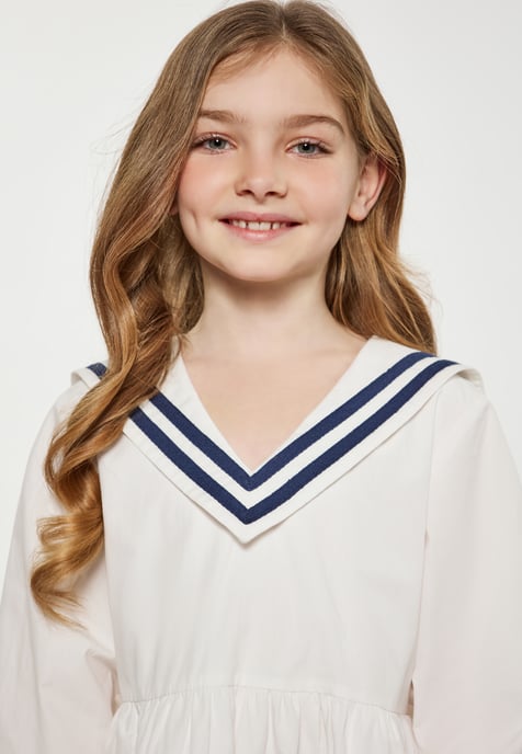 Dreimaster Kleid Mädchen (Kids) weiss - Image 5