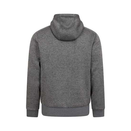 Mountain Warehouse Mens Nevis II Faux Fur Hoodie (Black)