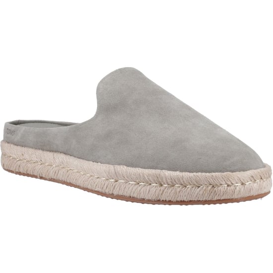 TOMS Santiago Mule Leder Herren Hausschuhe in Vetiver-Grau - Image 1