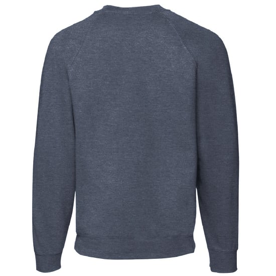 Fruit Of The Loom Herren Raglan-Ärmel Belcoro® Sweatshirt (Heather Navy) - Image 2