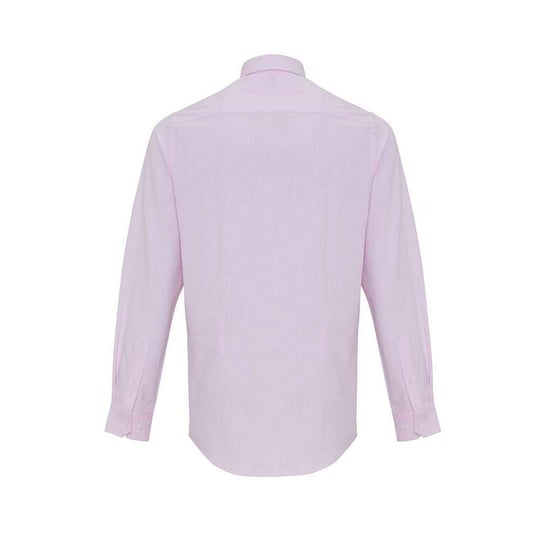 Premier - Hemd für Herren Langärmlig (Weiß/Pink) - Image 2
