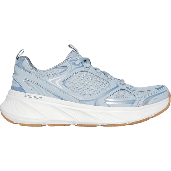 Skechers Edgeride Silver Eclipse synthetische Damen blaue Sneakers - Image 2
