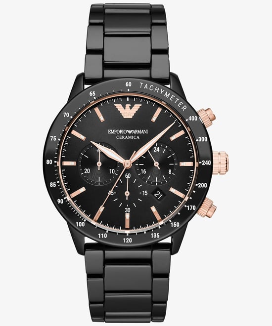 Emporio Armani Mario Men's Black Watch AR70002
