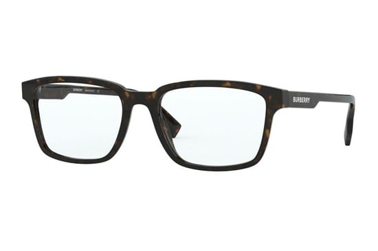 Burberry Rectangular plastic Unisex Eyeglasses Dark Havana / Clear Lens
