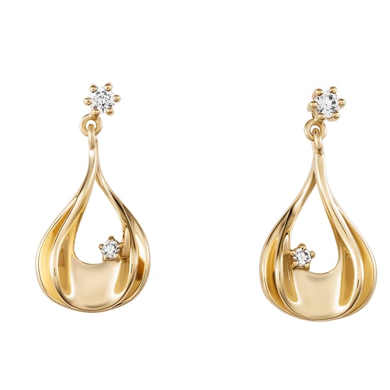 Orphelia 'Etoile' Damen Ohrhänger aus 925er Sterlingsilber - Gold ZO-7524/G - Image 3