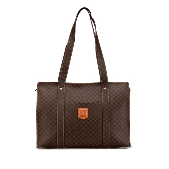 Vintage Celine Macadam beschichtetem Segeltuch Tote braun - Image 1